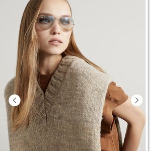 RAY-BAN Aviator-style gold-tone sunglasses